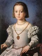 BRONZINO, Agnolo The Illegitimate Daughter of Cosimo I de' Medici oil painting on canvas